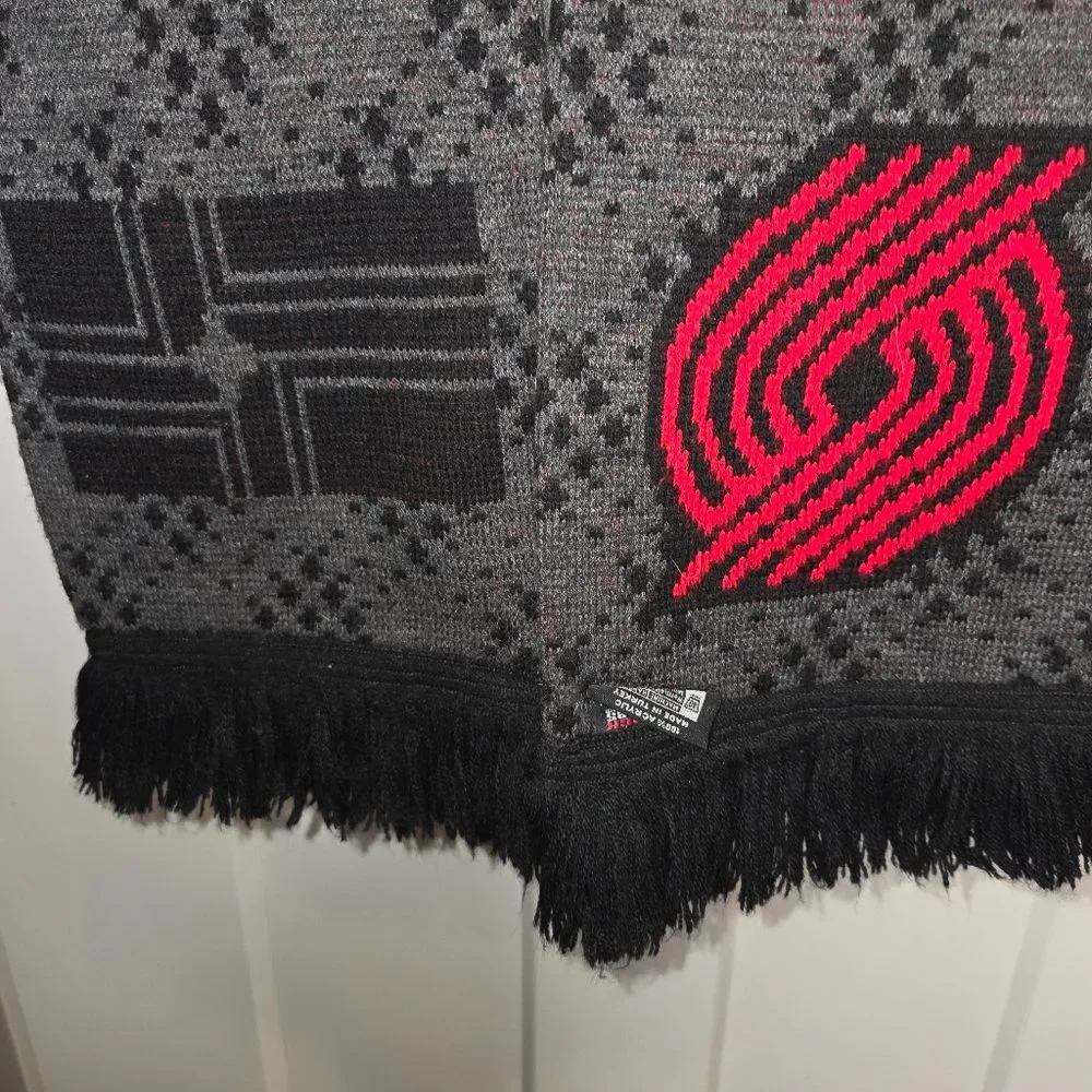 Ruffneck Scarves Portland Trailblazers Nba Knit Scarf Unisex